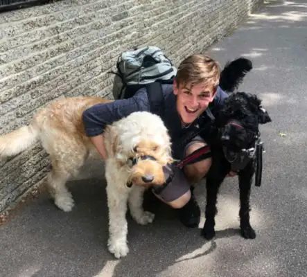There's a professional dog walker's boyfriend, girl: every day a surprise