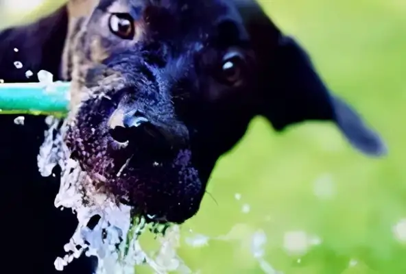 The dog's summer heat is dangerous. It's practical to judge if it's heat