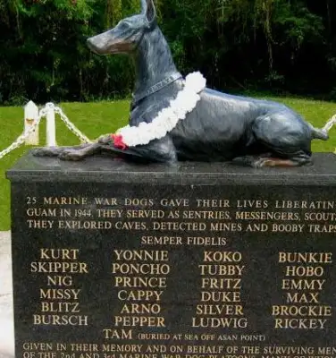 The legend was born in Hitler's lab, but it's been built for the United States army and is remembered by the statue