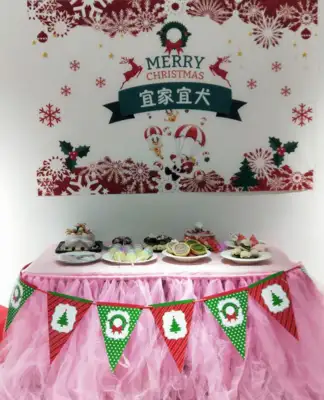 The dog kindergarten, which provides day-care services, has a great Christmas party