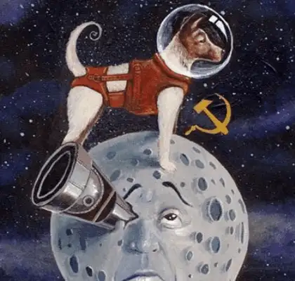In the last century, the Soviet Union sent a stray dog into space, 63 years later, still floating in space