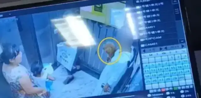 The owner of the dog without a leash got pissed off in the elevator about the dog