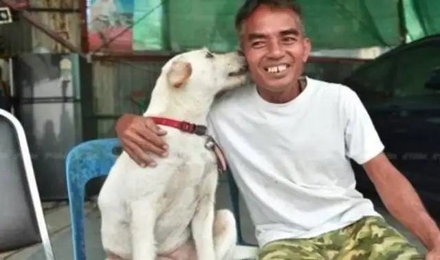 To celebrate the loss of his love, he's in the village