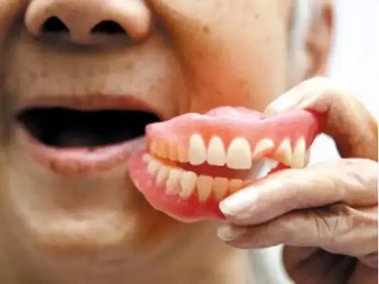 Grandma couldn't find her teeth until she saw the dog at home..