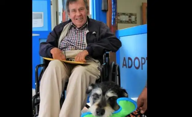 Find a new home for the dog before he stops breathing