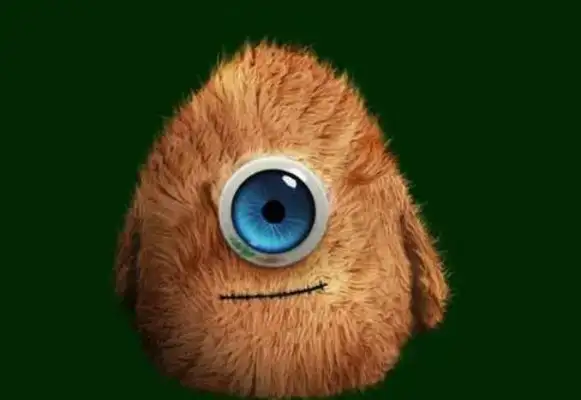 The one-eyed pet is a picture of a dog with one-eyed and unsightly eyes