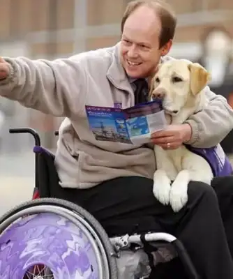 DOGS LEARN TO READ MEDICAL RECORDS, USE HUMAN SKILLS LIKE ATMS, ALL BECAUSE THEY LOVE THEIR MASTER