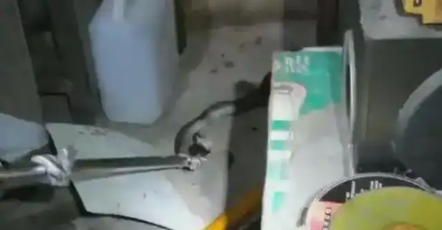Caucasian men caught an accident, emergency hospital. Help