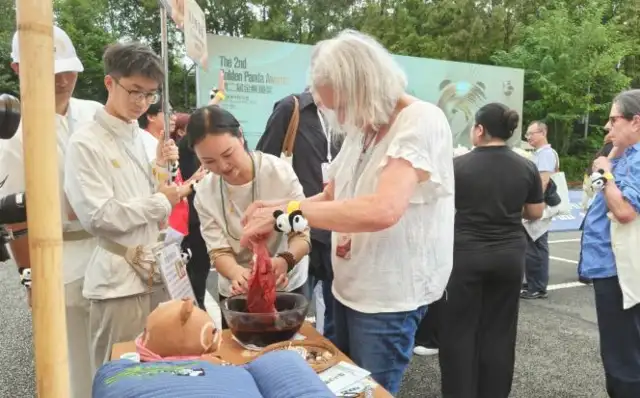 The world filmmaker Chengdu Panda Valley meets the treasure of the country and talks about movies and cultural exchanges