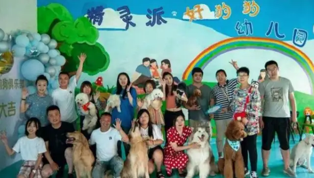 Chinan has his first civilized dog club