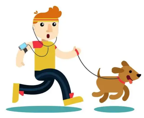 If you walk a dog without a leash, you break a man's bones