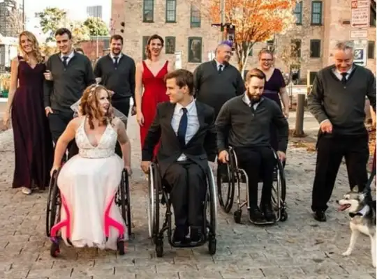 Had Haskee take his father's place at the wedding, but the dog was lost