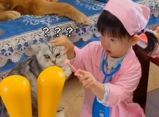 Two-year-old daughter at home,