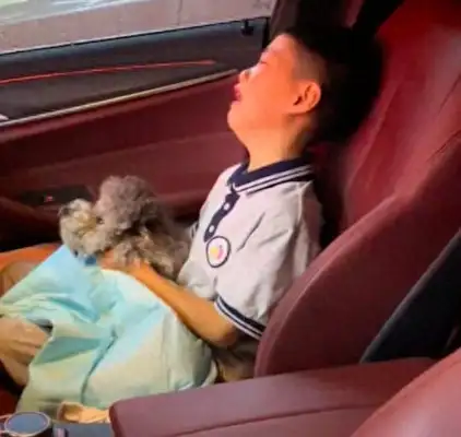 My son couldn't cry when he found out