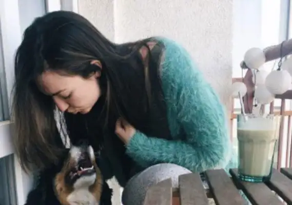 A man mistreats a dog for his ex-wife