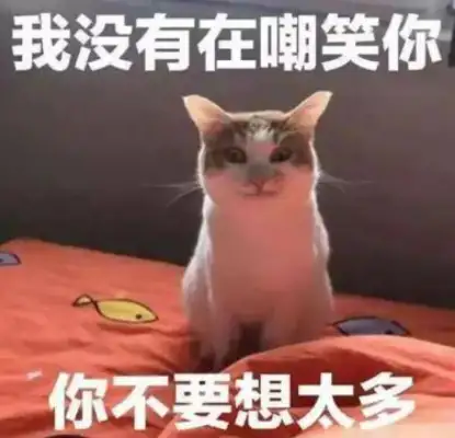 When the cat doesn't notice, the dog hits five cats